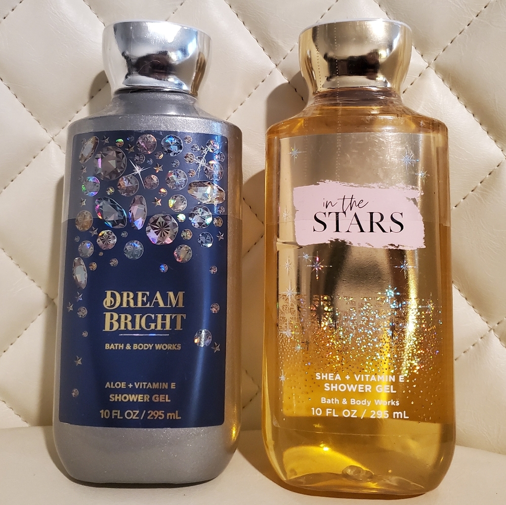 Dream Bright & Into the Stars Combo ~ Shea Butter Body Wash ~ Bath & Body Works